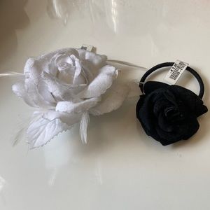 Rose hair tie accessories